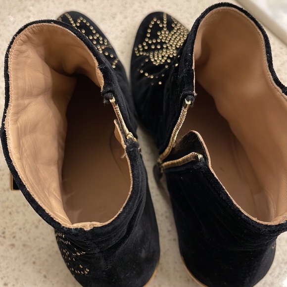 Chloe Velvet Booties - Picture 5 of 6